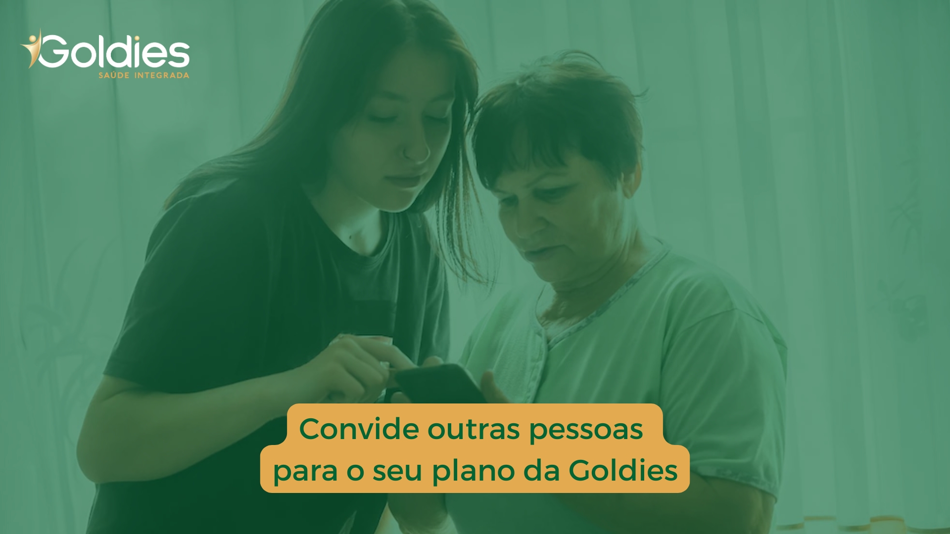 Convide outras pessoas para o seu plano da Goldies
