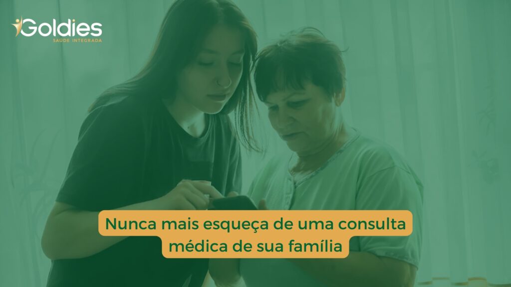 Nunca mais esqueça de uma consulta médica de sua família
